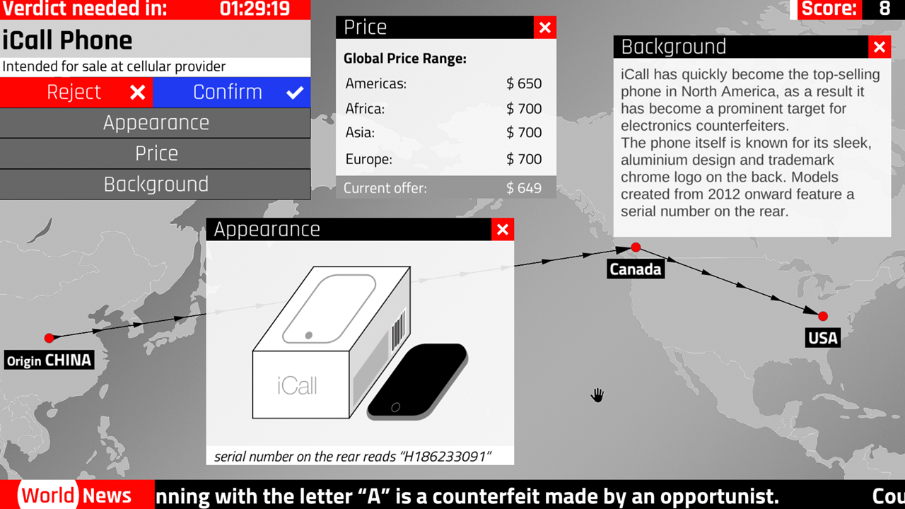 Global Counterfeit Screenshot 1